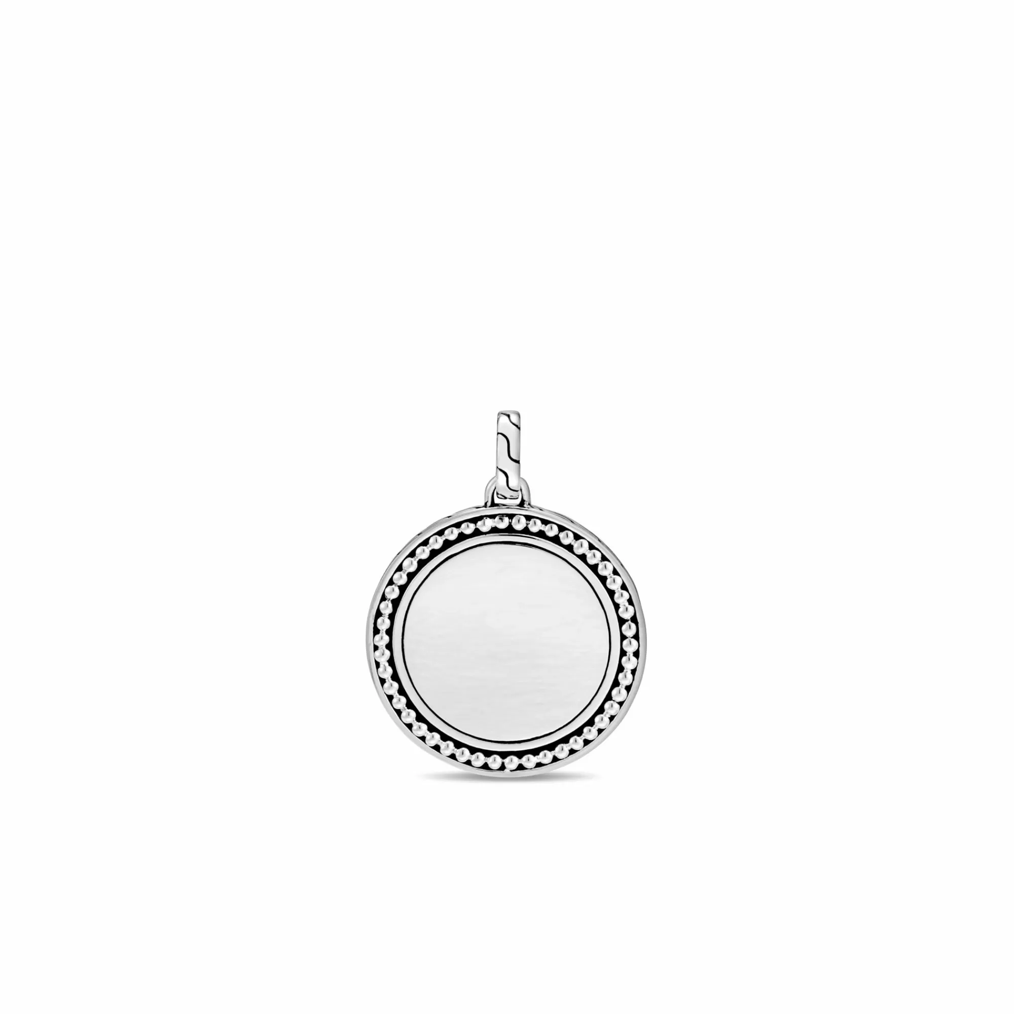 Tags & Pendants^John Hardy Carved Chain Pendant, Sterling Silver