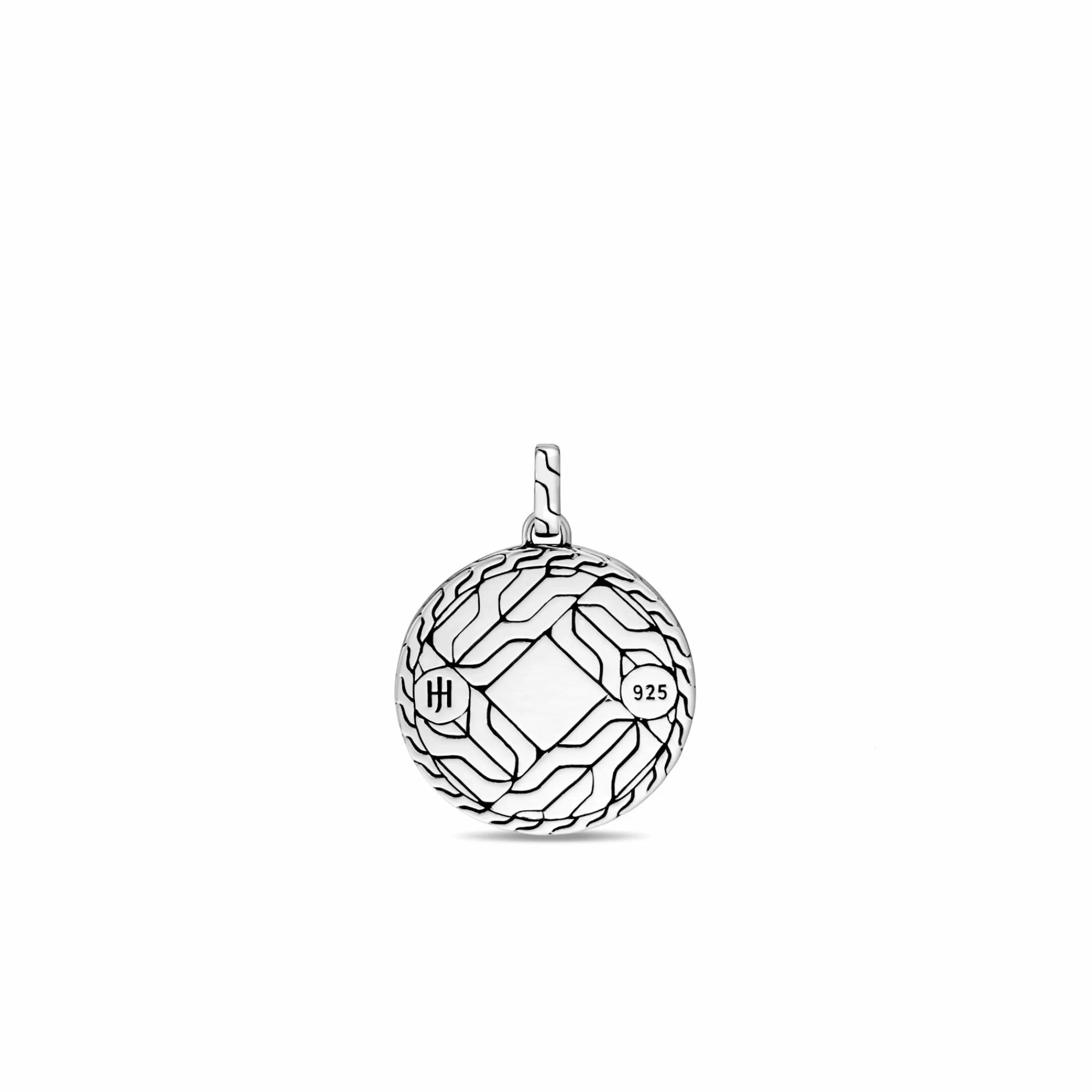 Tags & Pendants^John Hardy Carved Chain Pendant, Sterling Silver
