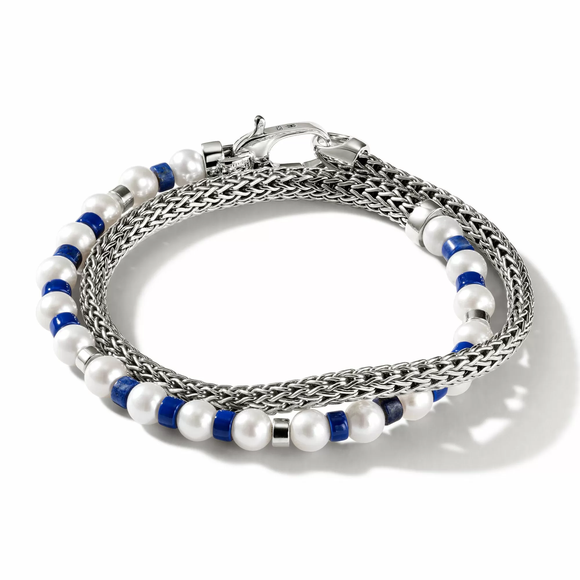 Beads^John Hardy Colorblock Wrap, Silver, Gemstones, Pearl