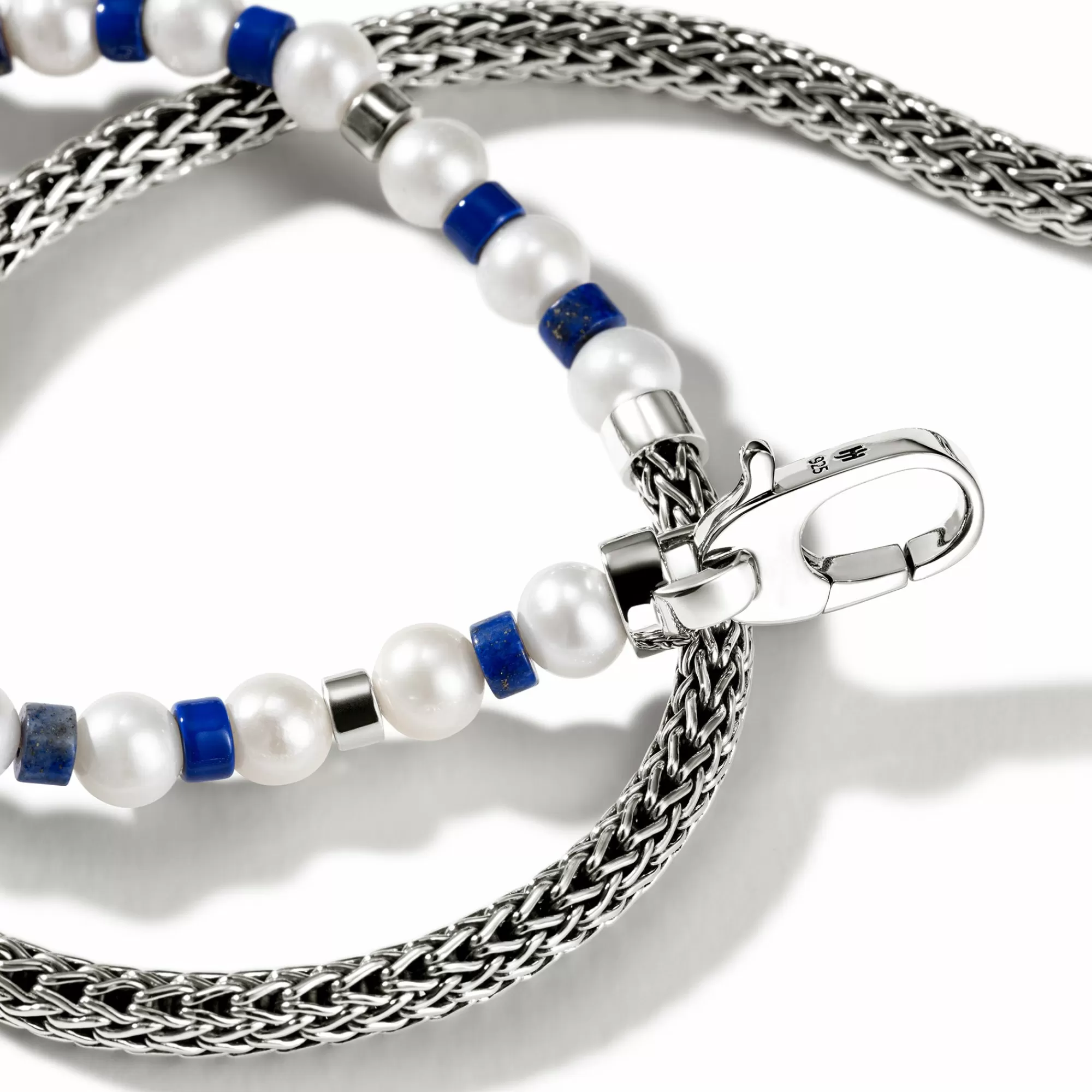 Beads^John Hardy Colorblock Wrap, Silver, Gemstones, Pearl