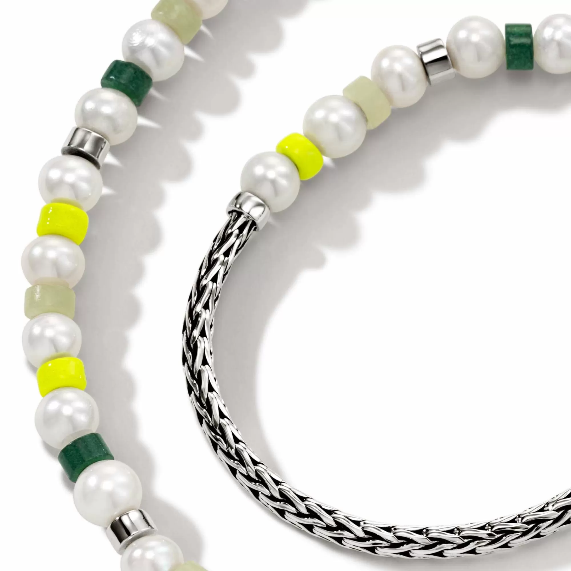 Beads^John Hardy Colorblock Wrap, Silver, Gemstones, Pearl