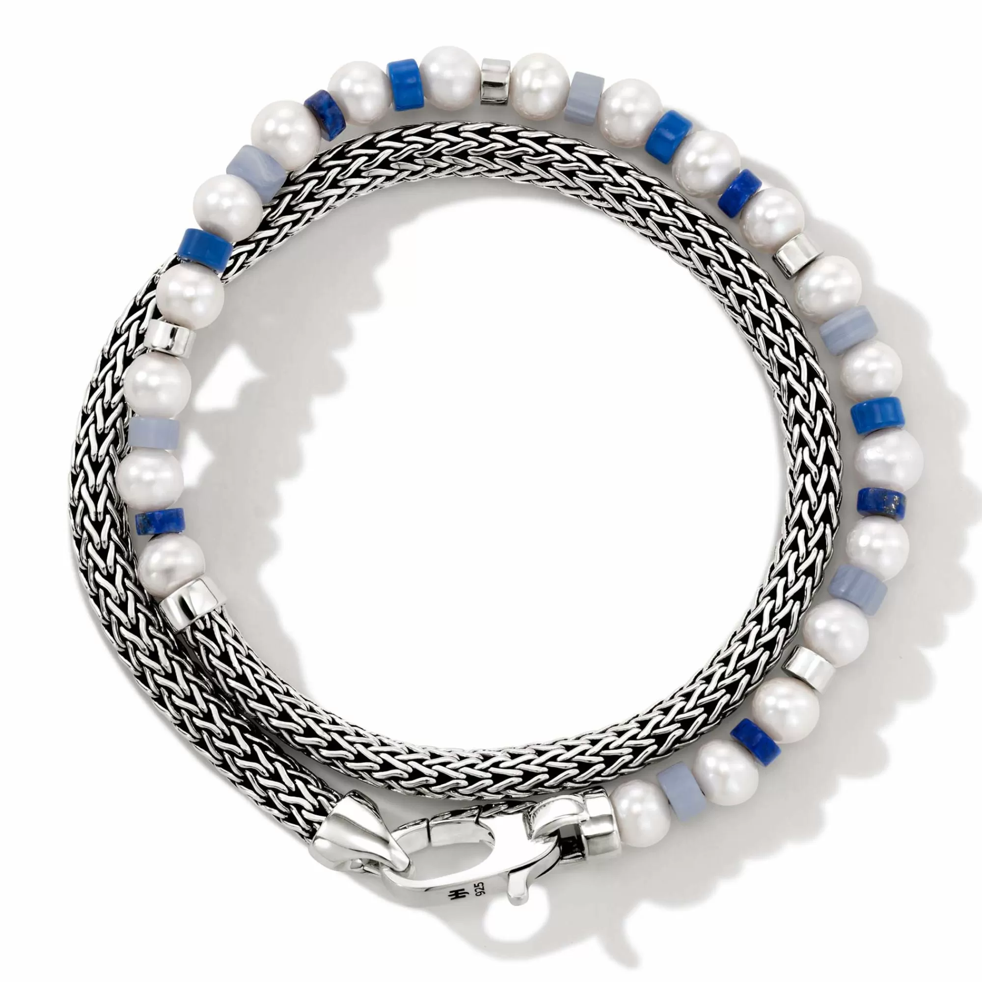 Beads^John Hardy Colorblock Wrap, Silver, Gemstones, Pearl