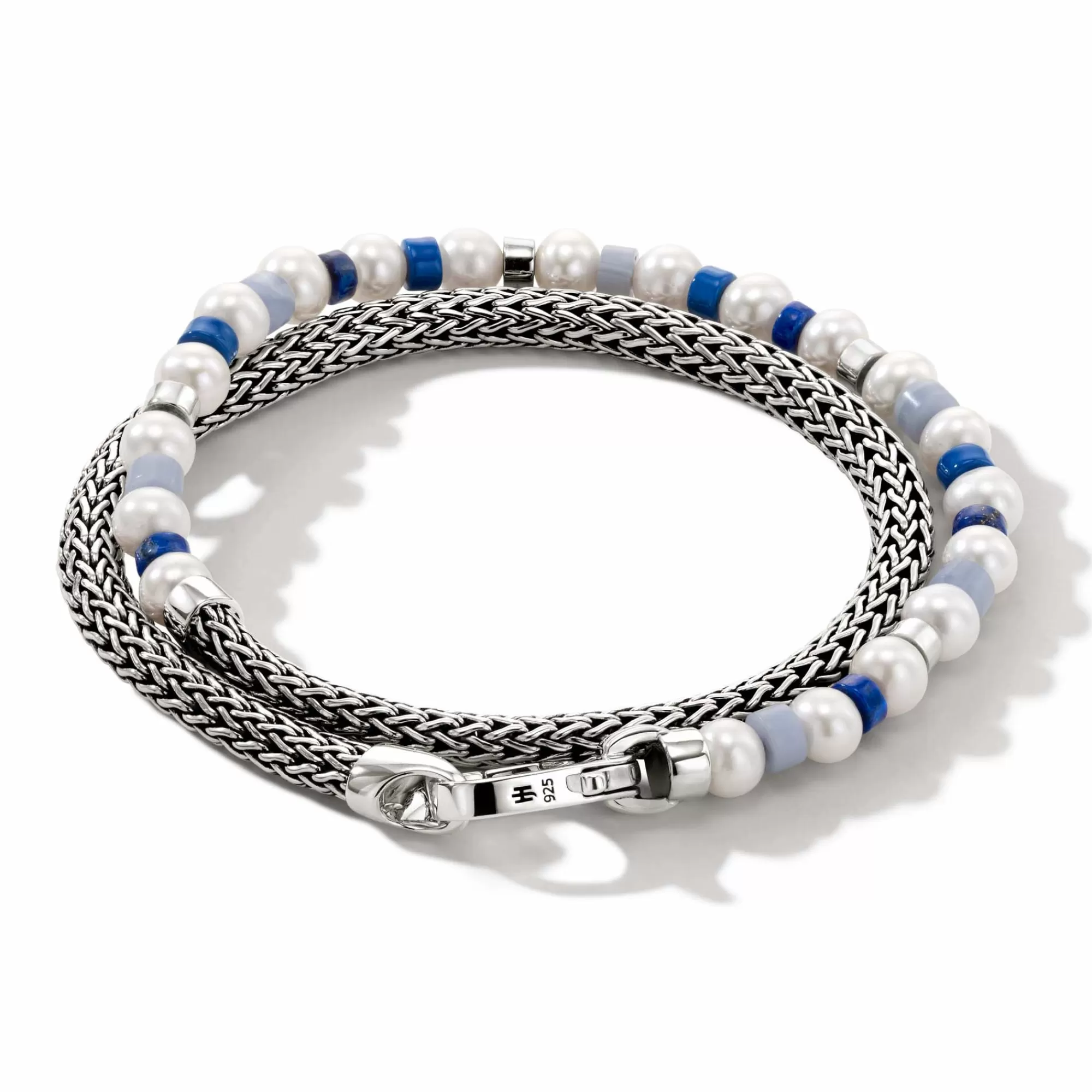 Beads^John Hardy Colorblock Wrap, Silver, Gemstones, Pearl