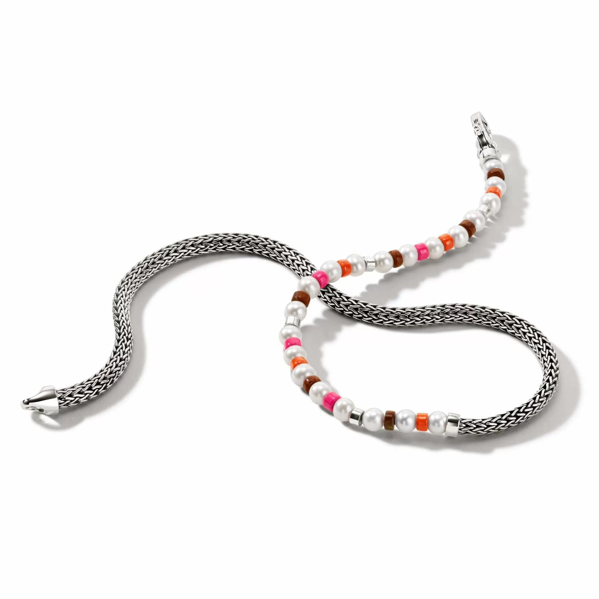 Beads^John Hardy Colorblock Wrap, Silver, Gemstones, Pearl