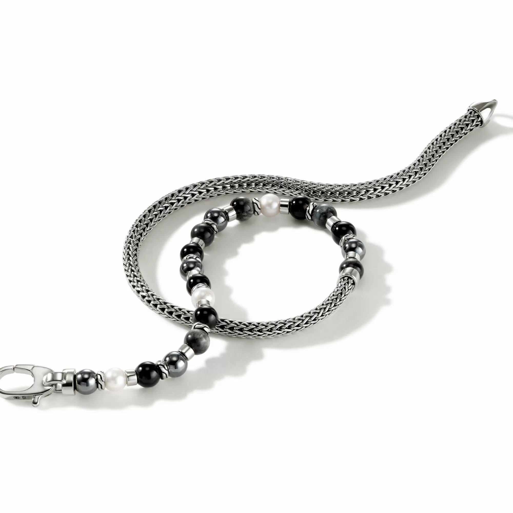 Beads^John Hardy Colorblock Wrap, Silver, Gemstones, Pearl