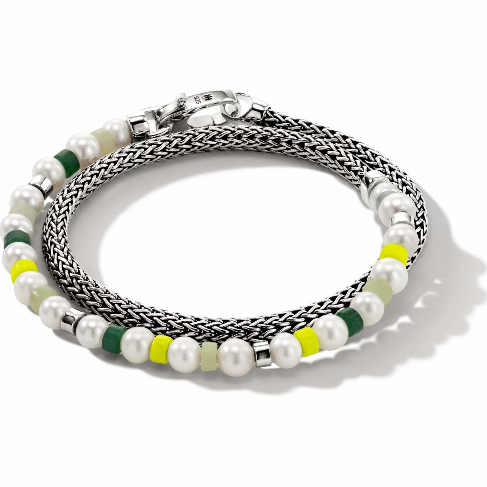 Beads^John Hardy Colorblock Wrap, Silver, Gemstones, Pearl