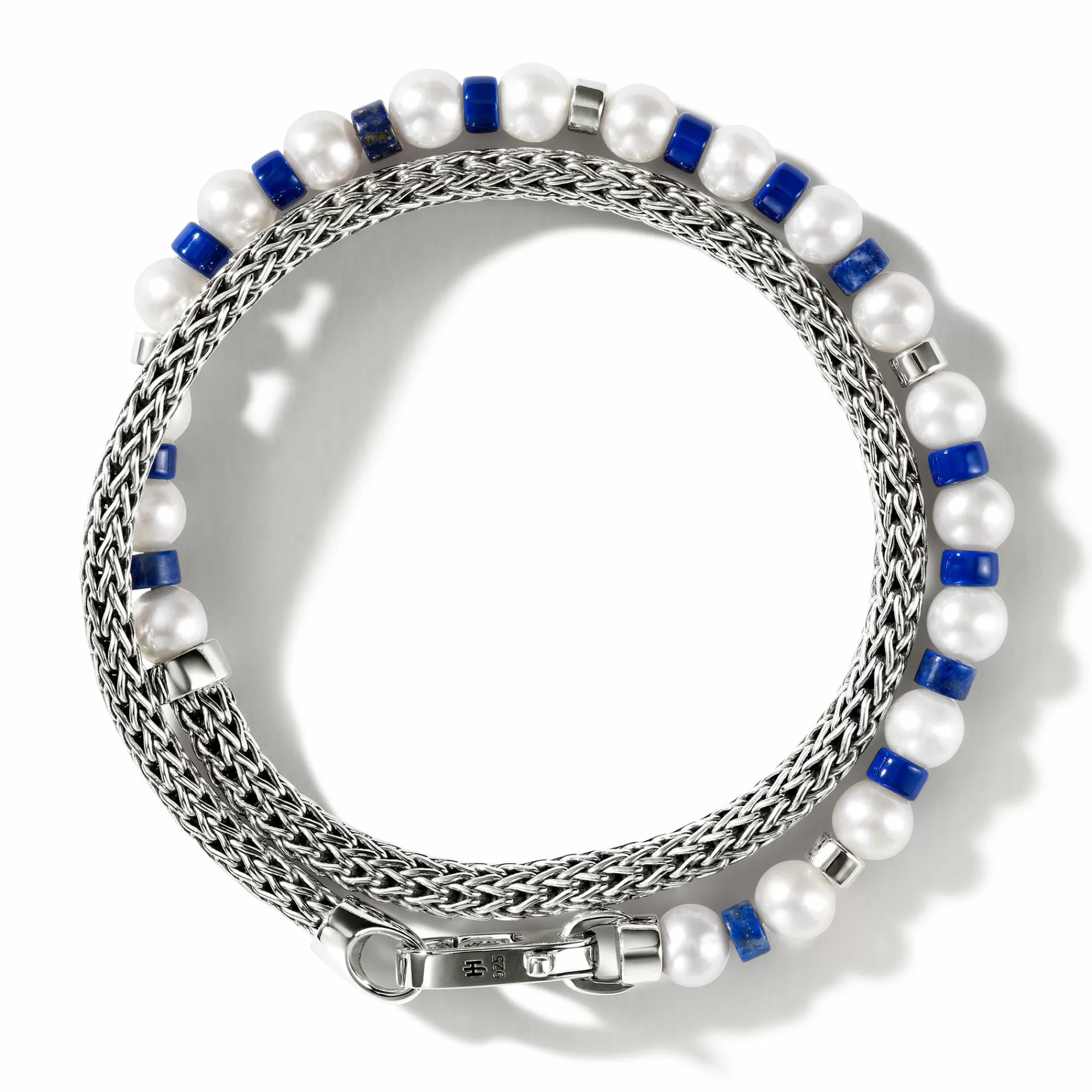 Beads^John Hardy Colorblock Wrap, Silver, Gemstones, Pearl