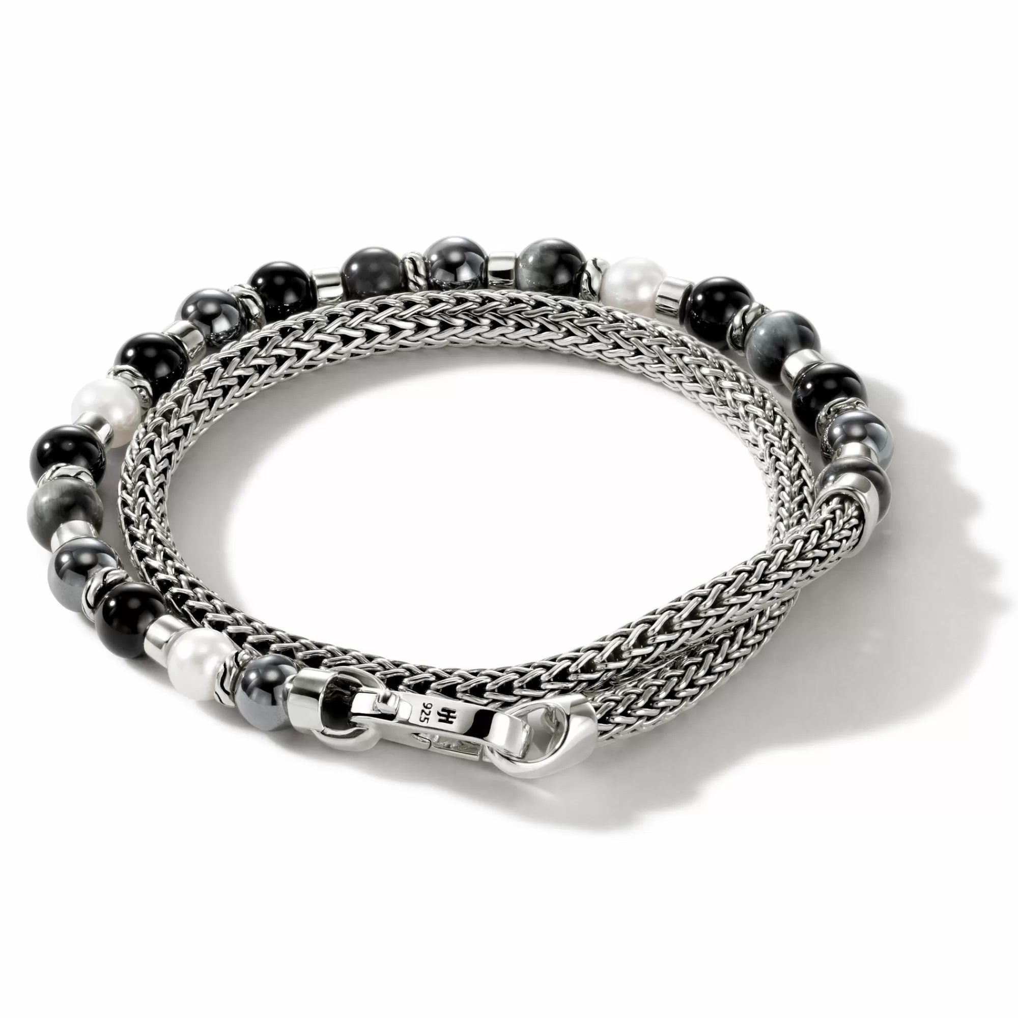 Beads^John Hardy Colorblock Wrap, Silver, Gemstones, Pearl