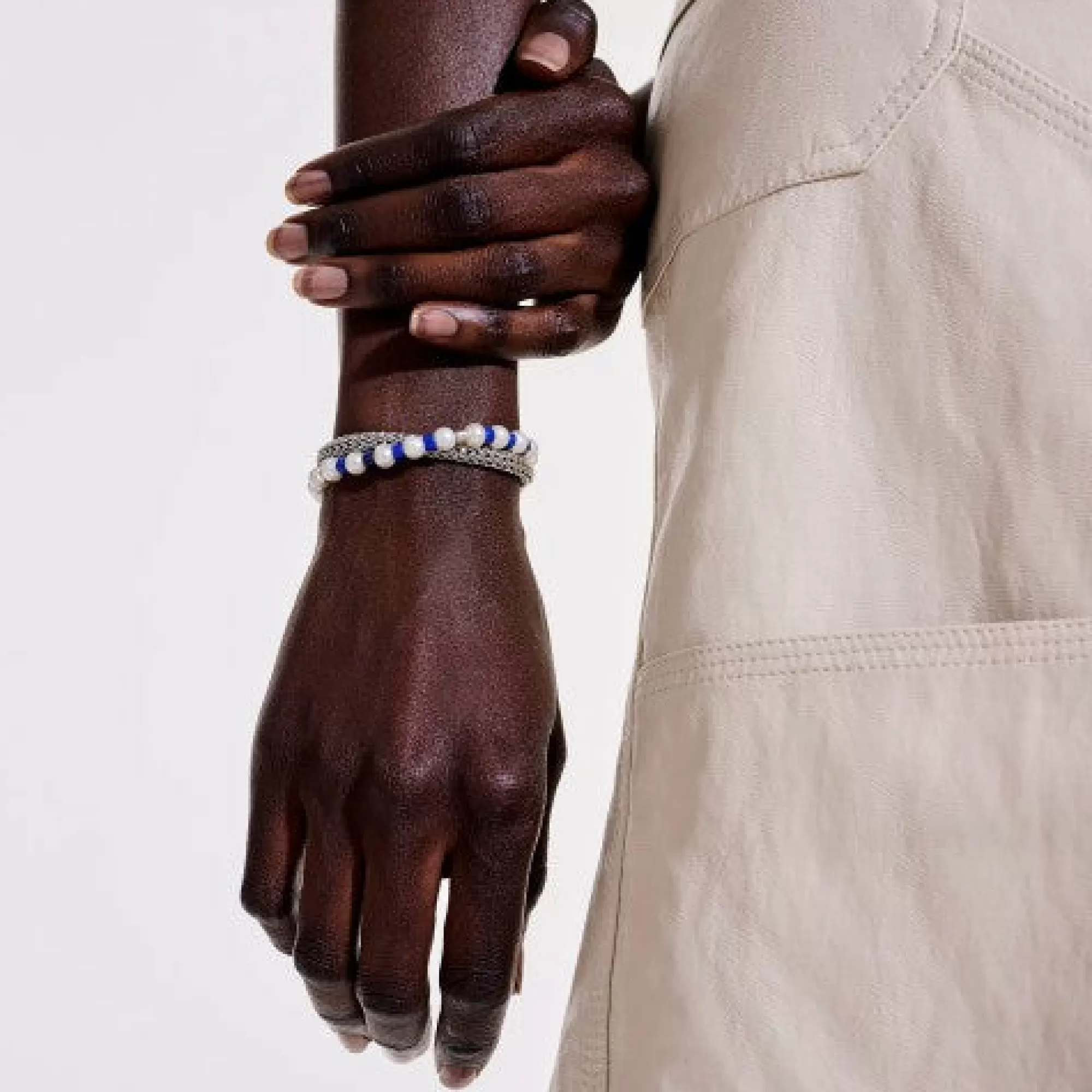 Beads^John Hardy Colorblock Wrap, Silver, Gemstones, Pearl