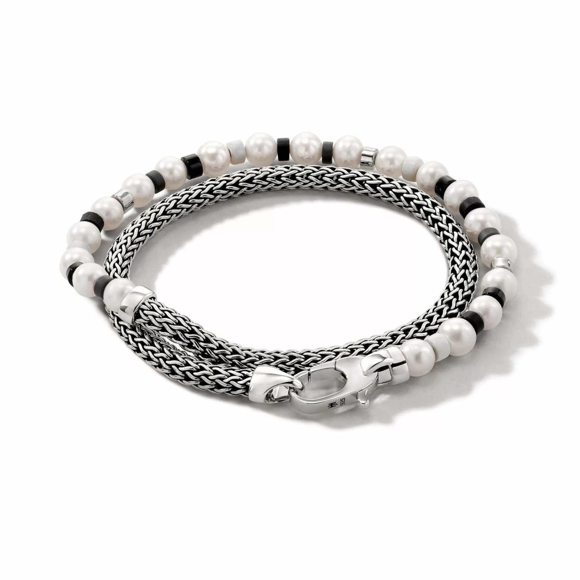 Beads^John Hardy Colorblock Wrap, Silver, Gemstones, Pearl