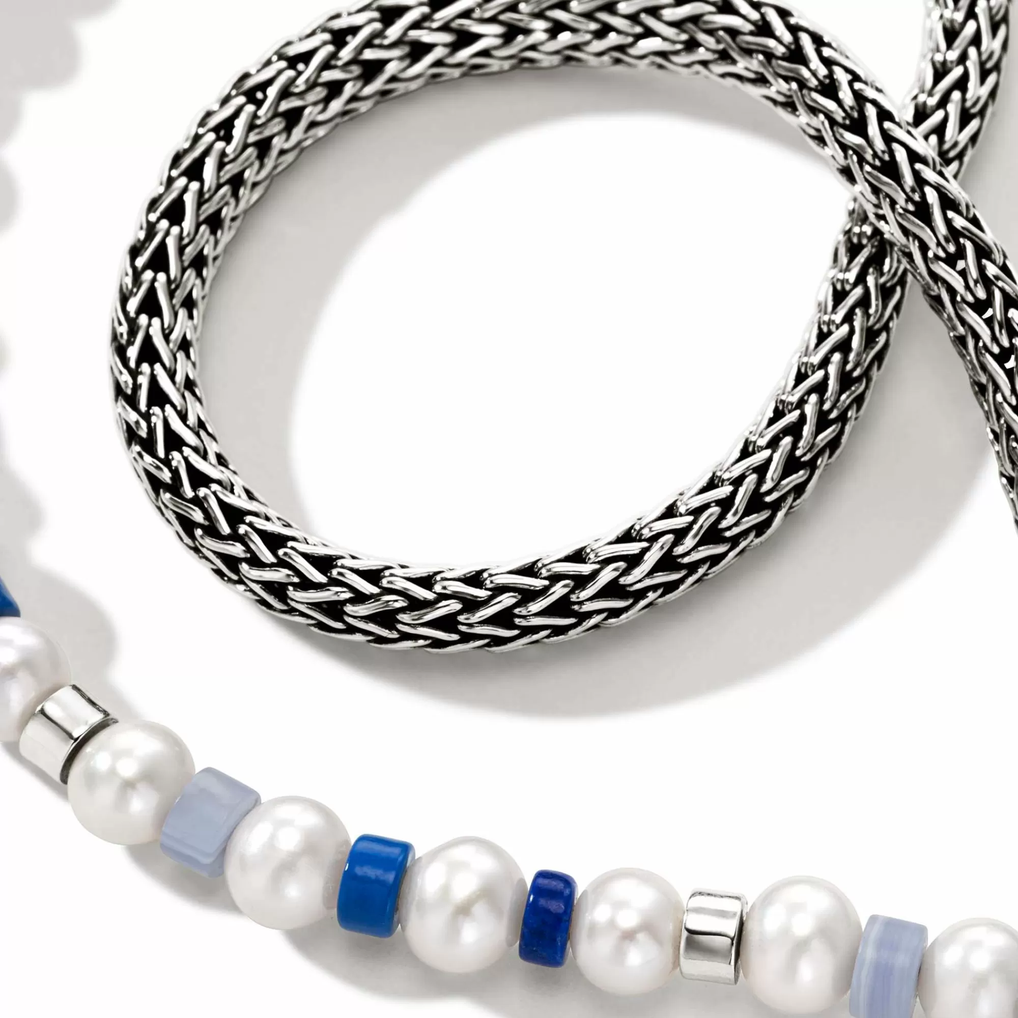Beads^John Hardy Colorblock Wrap, Silver, Gemstones, Pearl