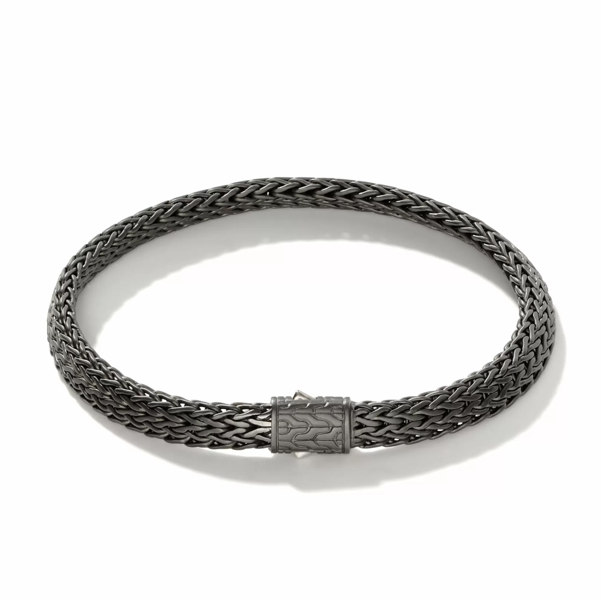 Chains^John Hardy Icon Bracelet, Dark Silver, 6.5Mm