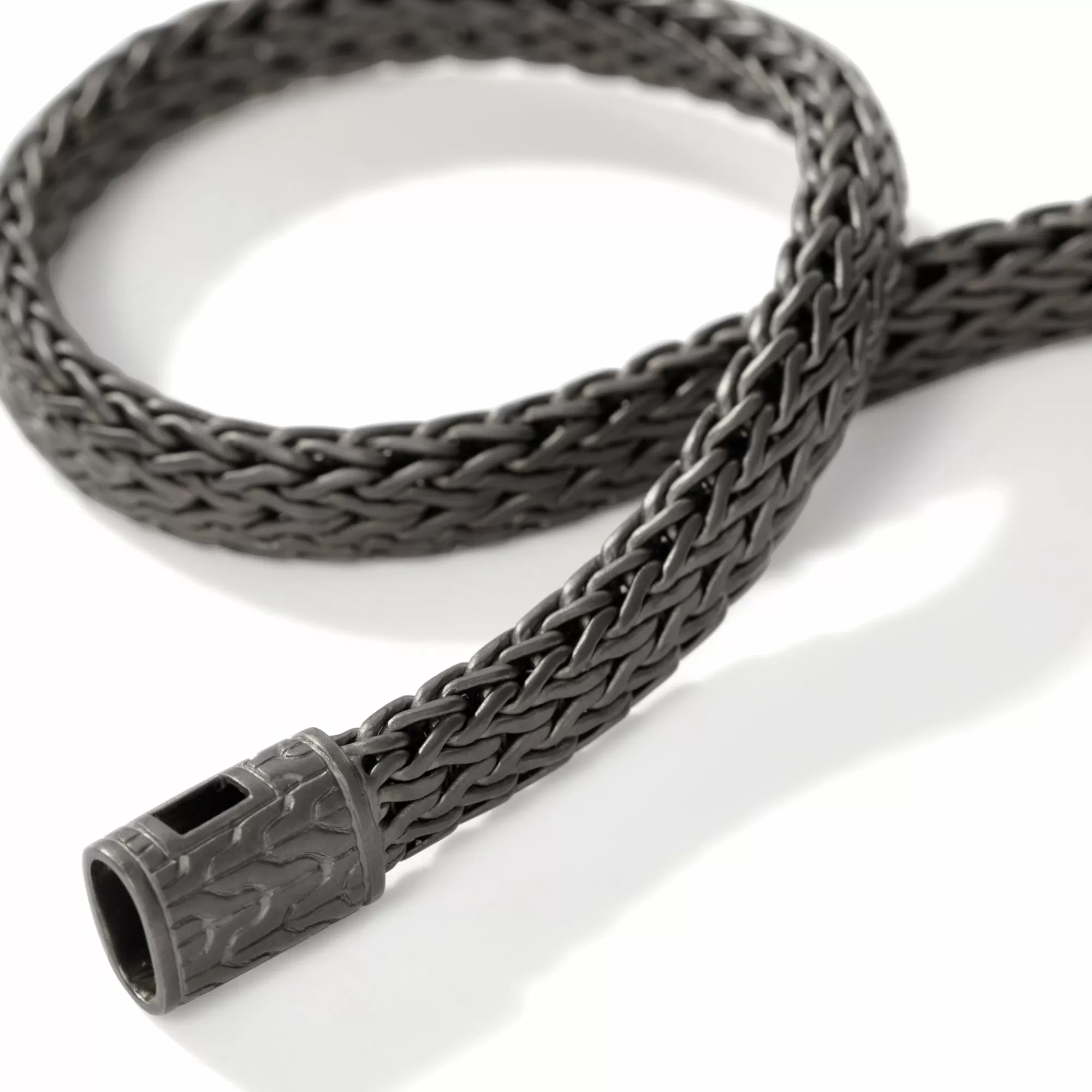 Chains^John Hardy Icon Bracelet, Dark Silver, 6.5Mm