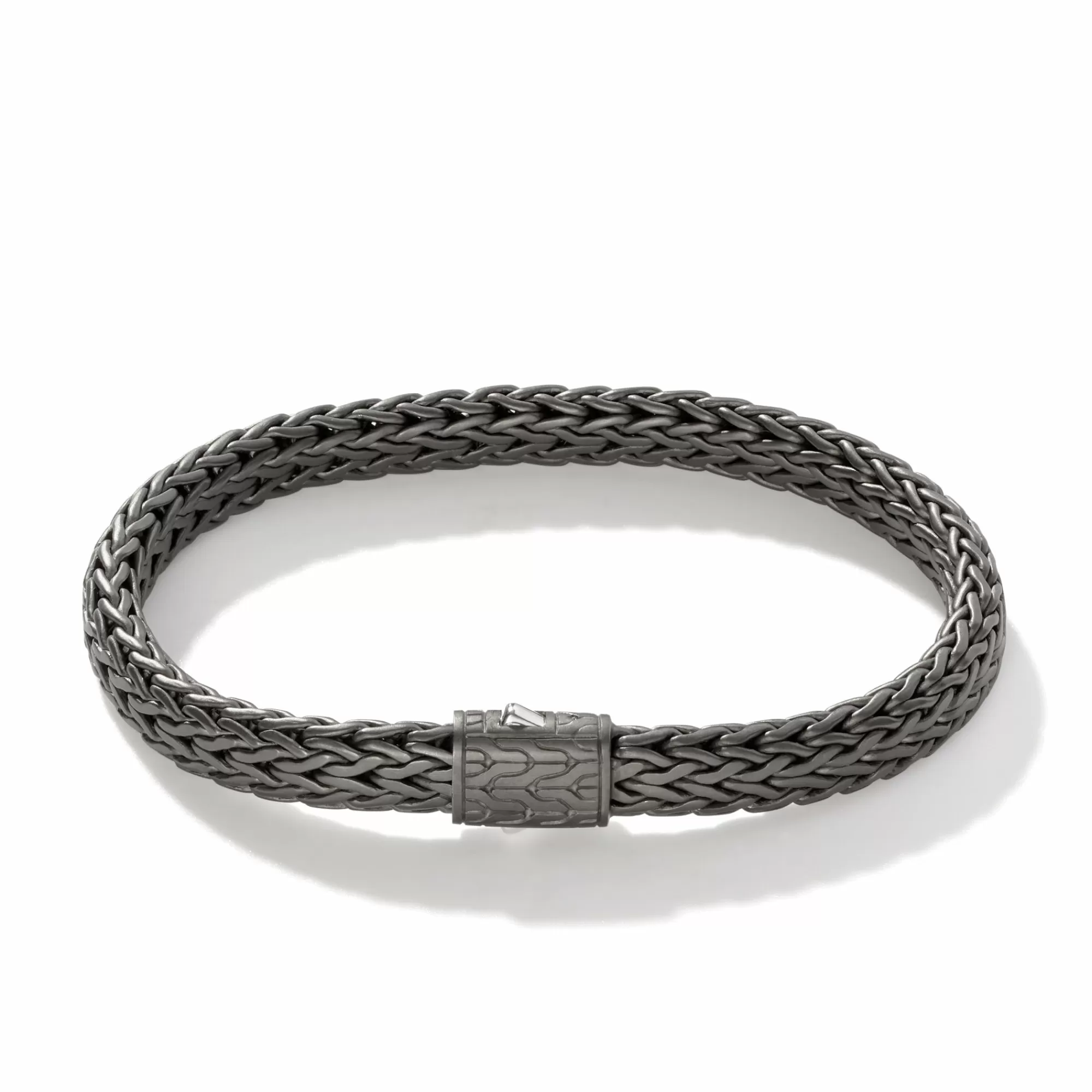 Chains^John Hardy Icon Bracelet, Dark Silver, 7.5Mm