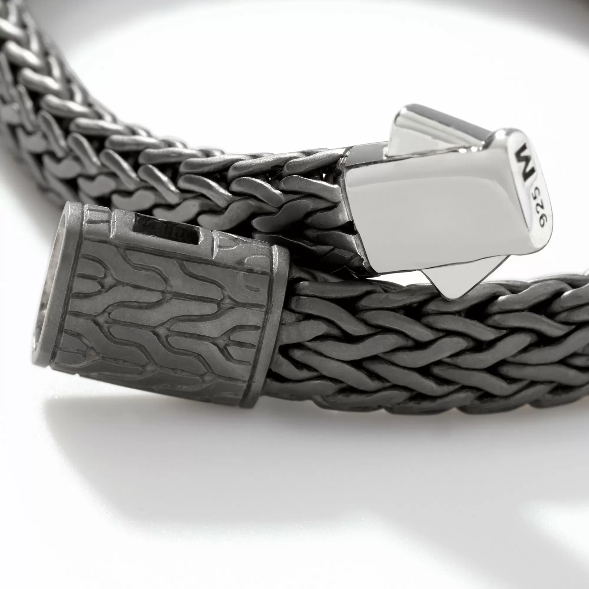 Chains^John Hardy Icon Bracelet, Dark Silver, 7.5Mm