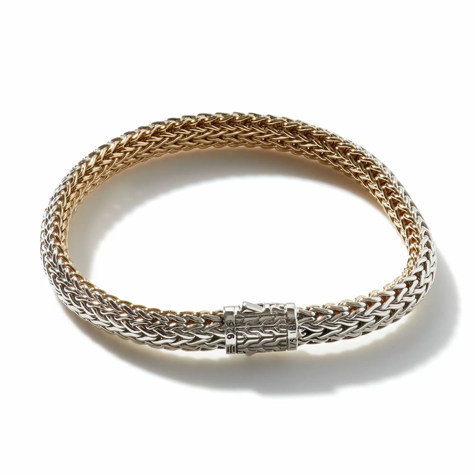 Chains^John Hardy Icon Bracelet, Gold, Sterling Silver, 6.5Mm
