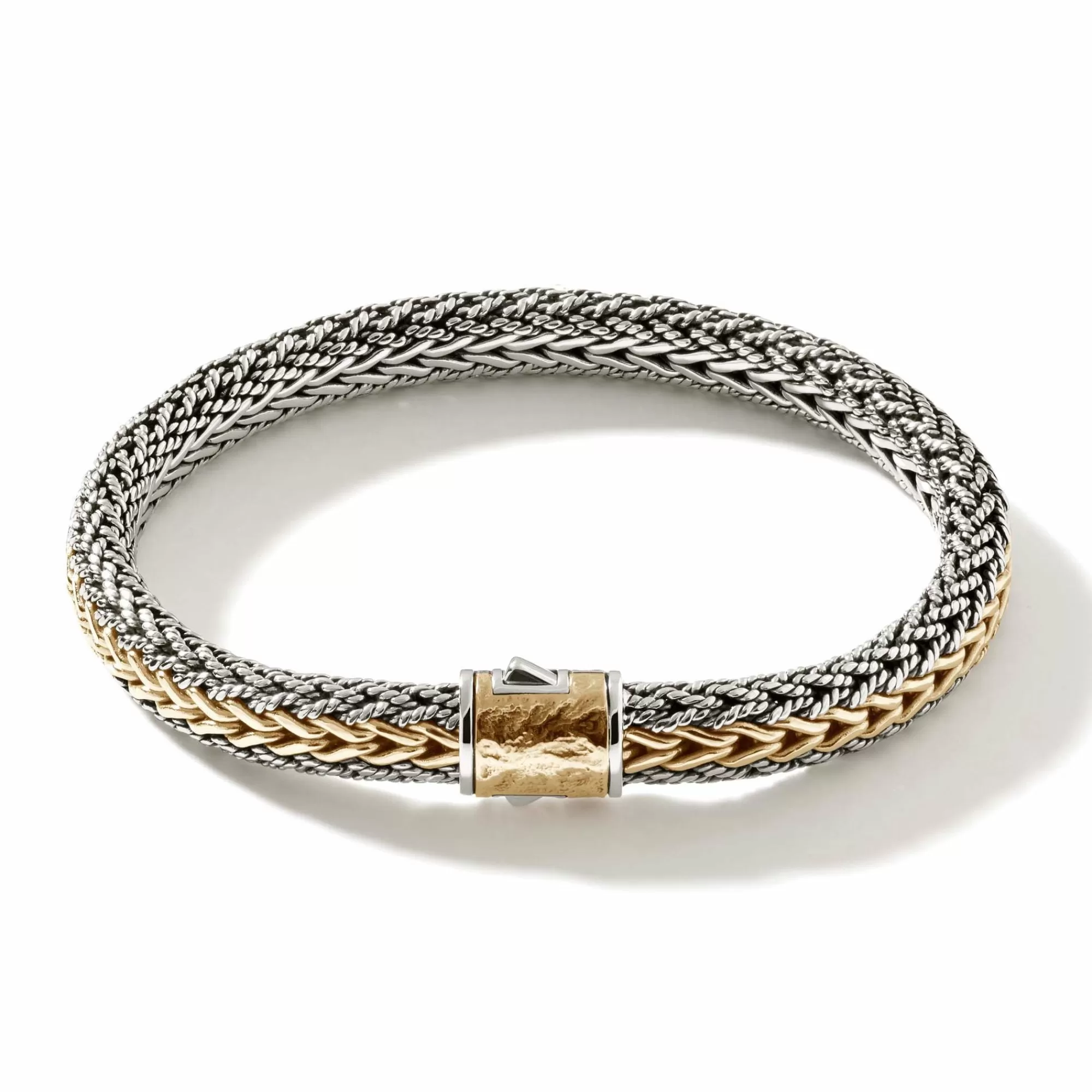 Chains^John Hardy Icon Bracelet, Gold, Sterling Silver, 8Mm