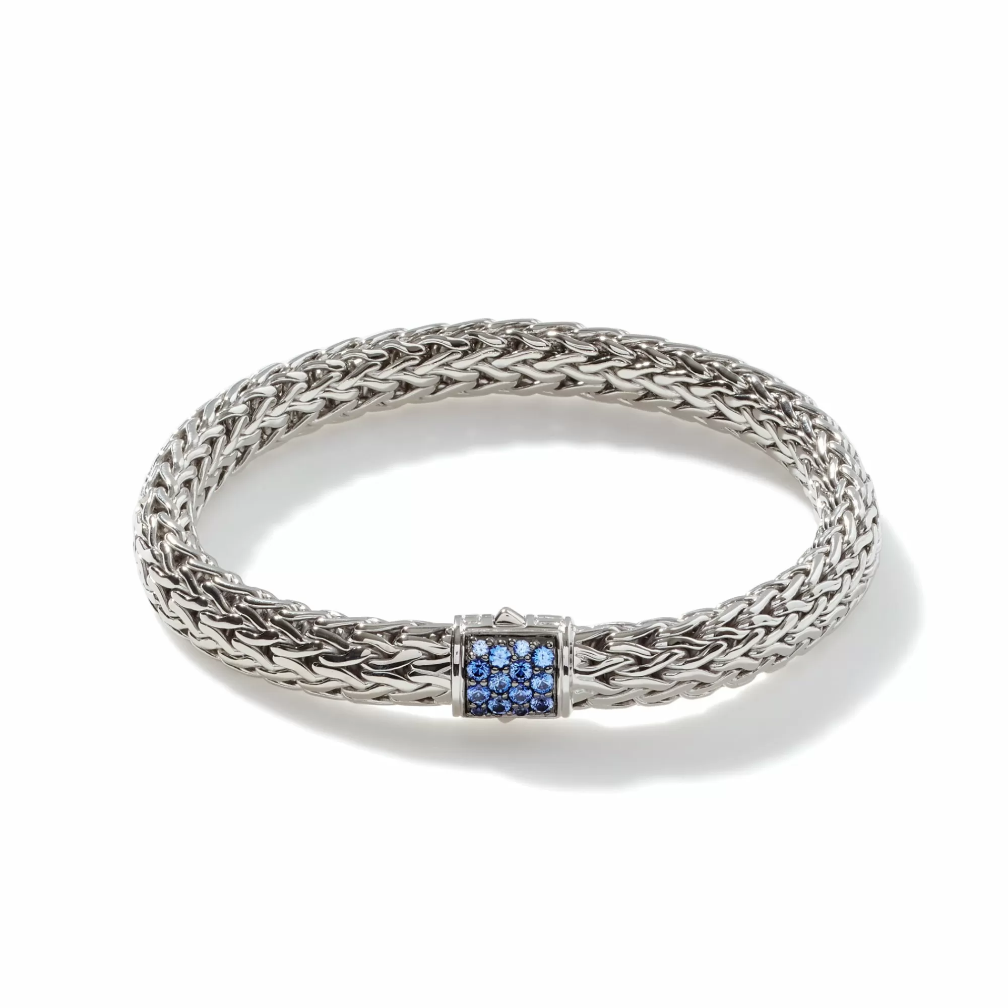 Chains^John Hardy Icon Bracelet, Sterling Silver, Pave, 7.5Mm