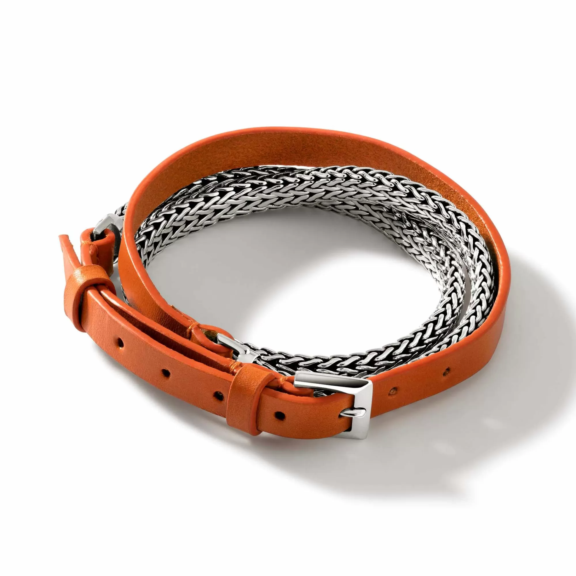 Chains^John Hardy Icon Wrap, Sterling Silver, Leather