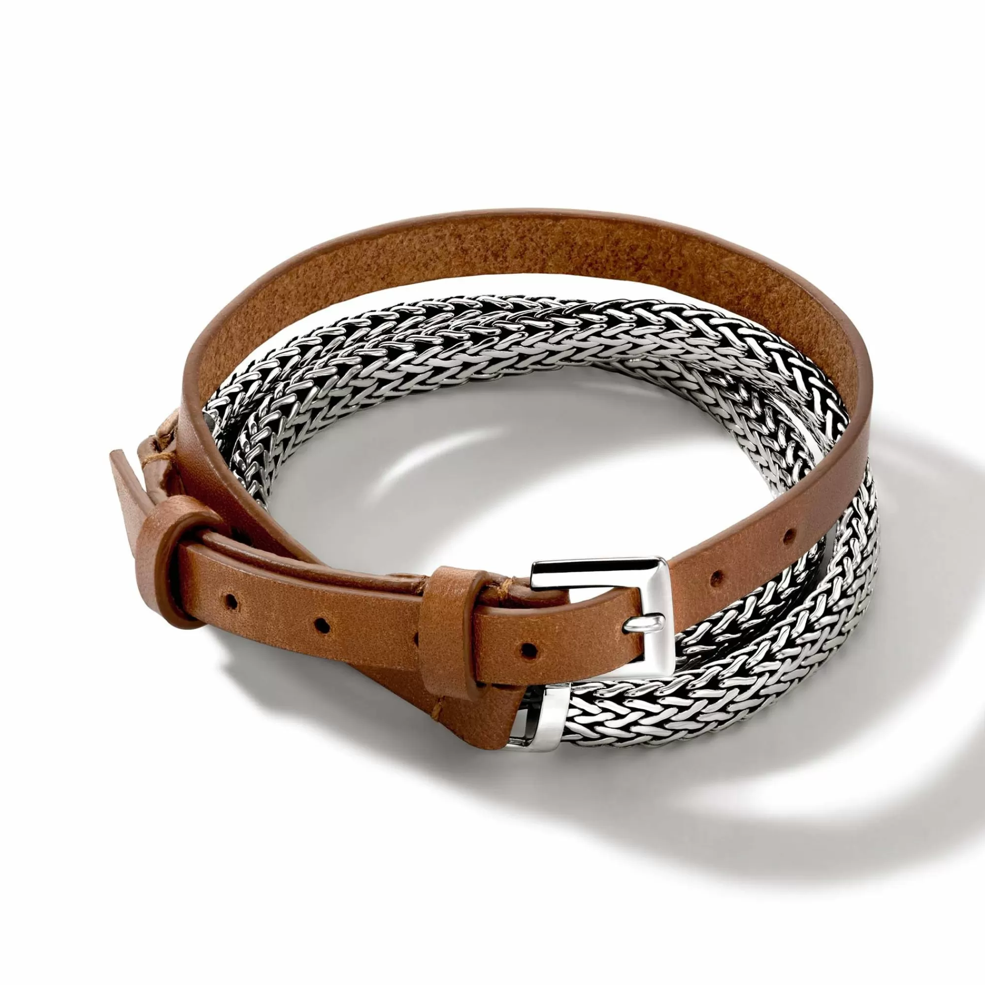 Chains^John Hardy Icon Wrap, Sterling Silver, Leather