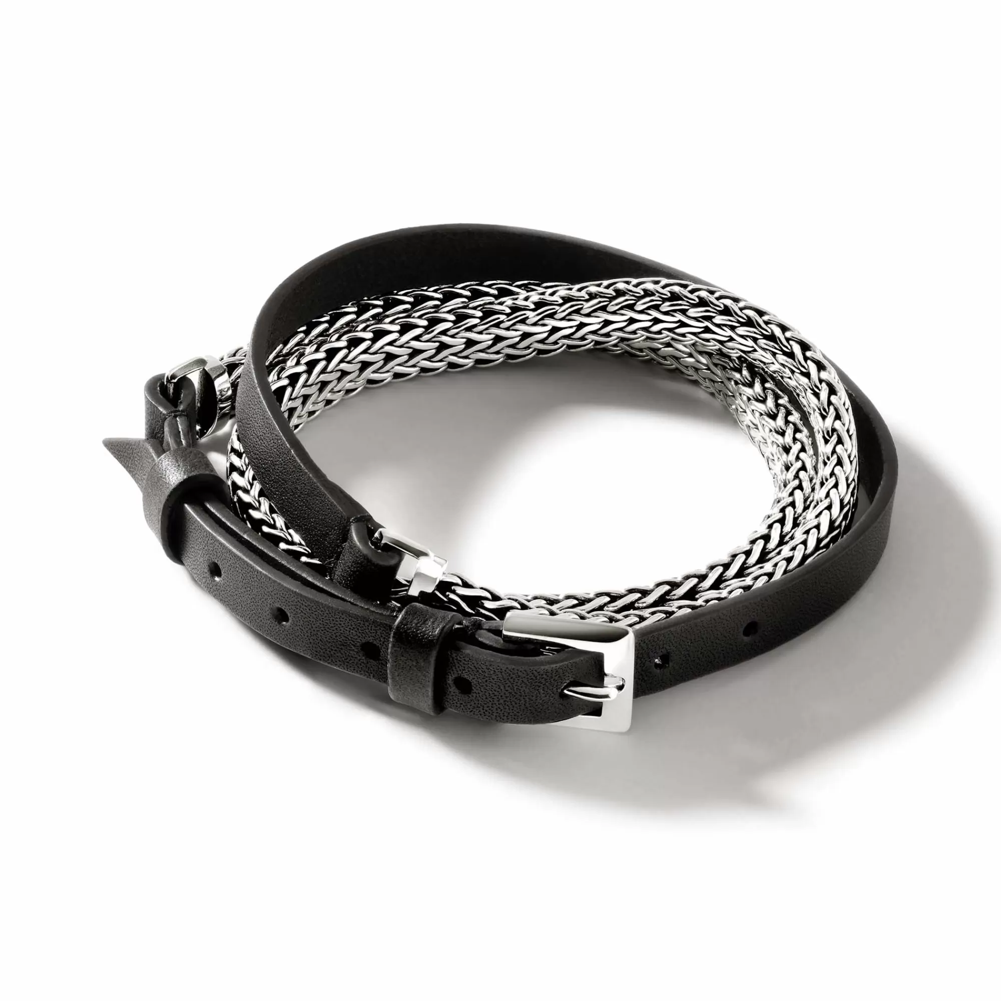 Chains^John Hardy Icon Wrap, Sterling Silver, Leather