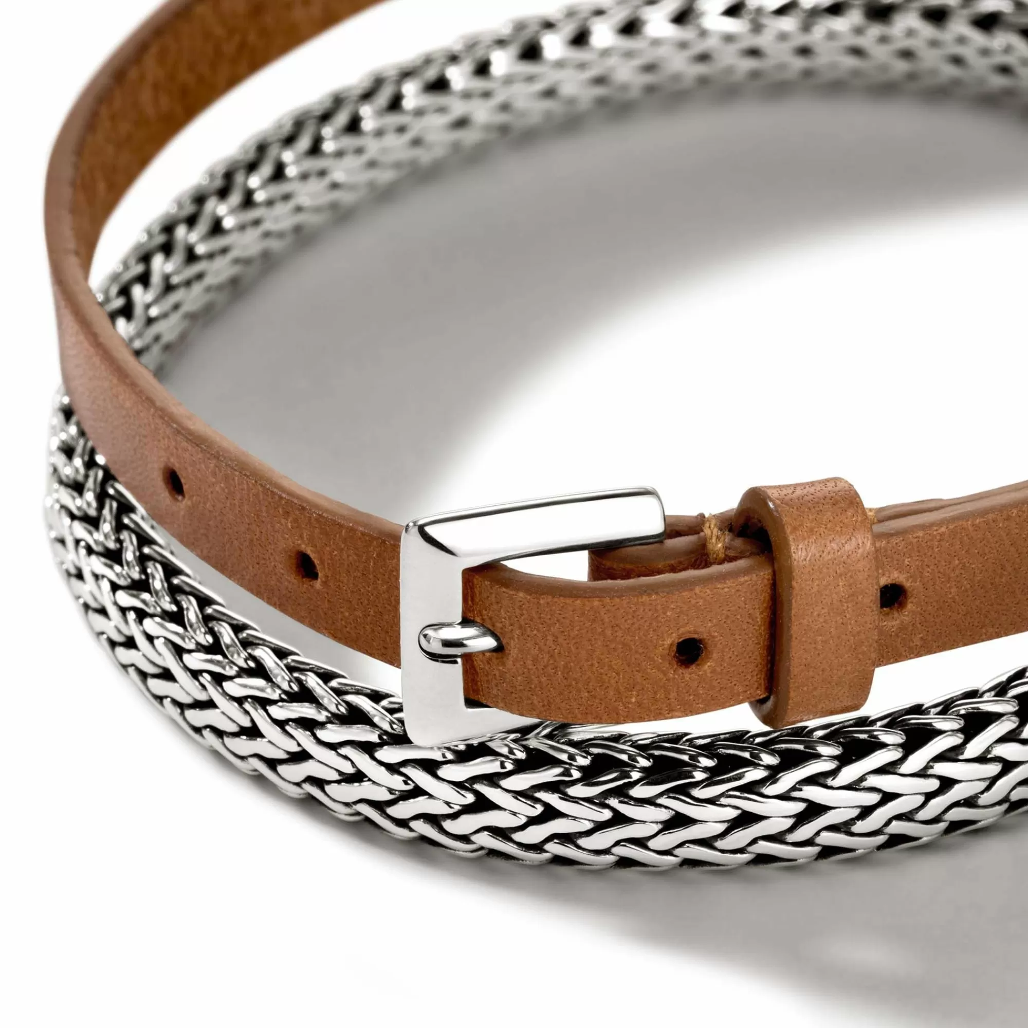 Chains^John Hardy Icon Wrap, Sterling Silver, Leather