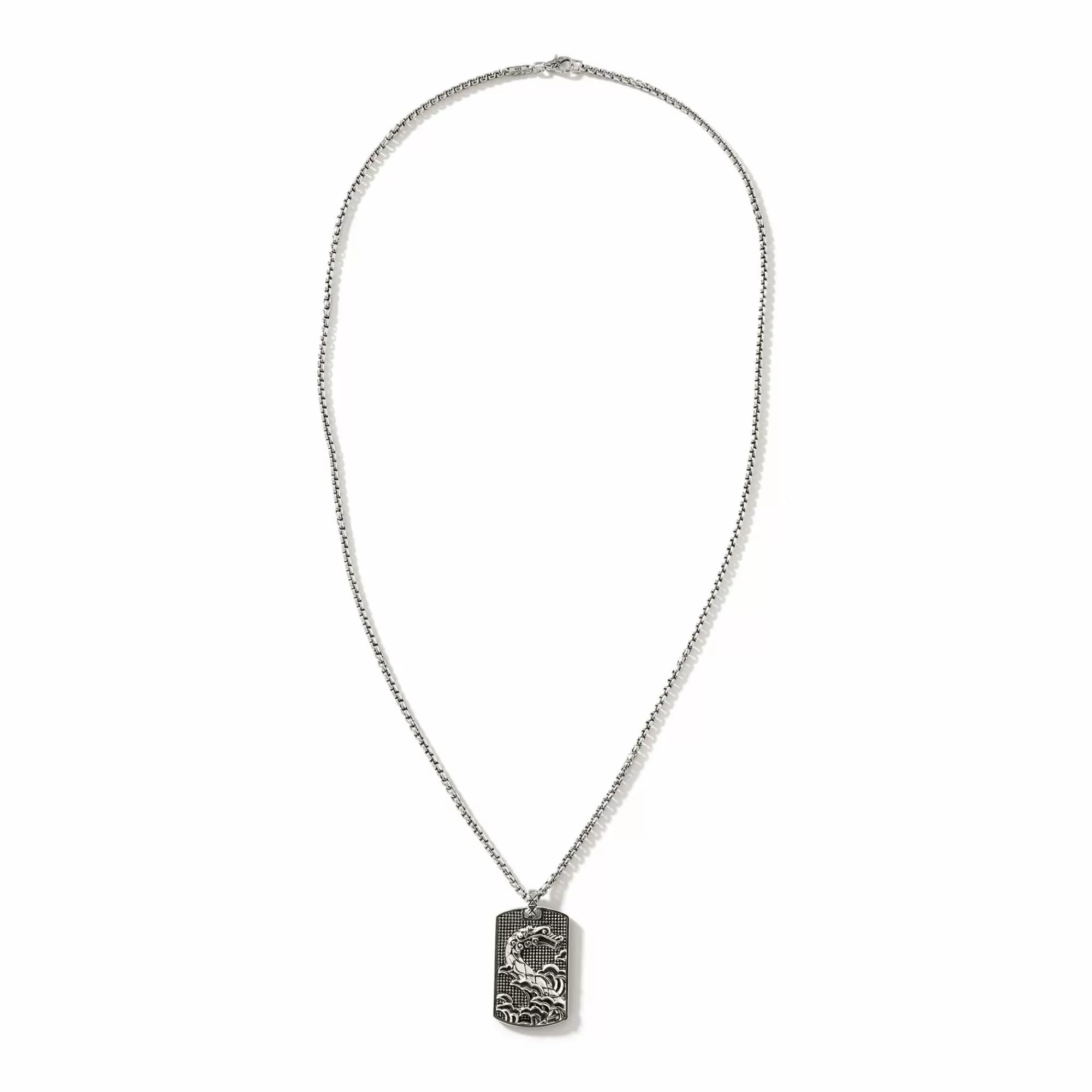 Tags & Pendants^John Hardy Naga Dog Tag Necklace, Sterling Silver