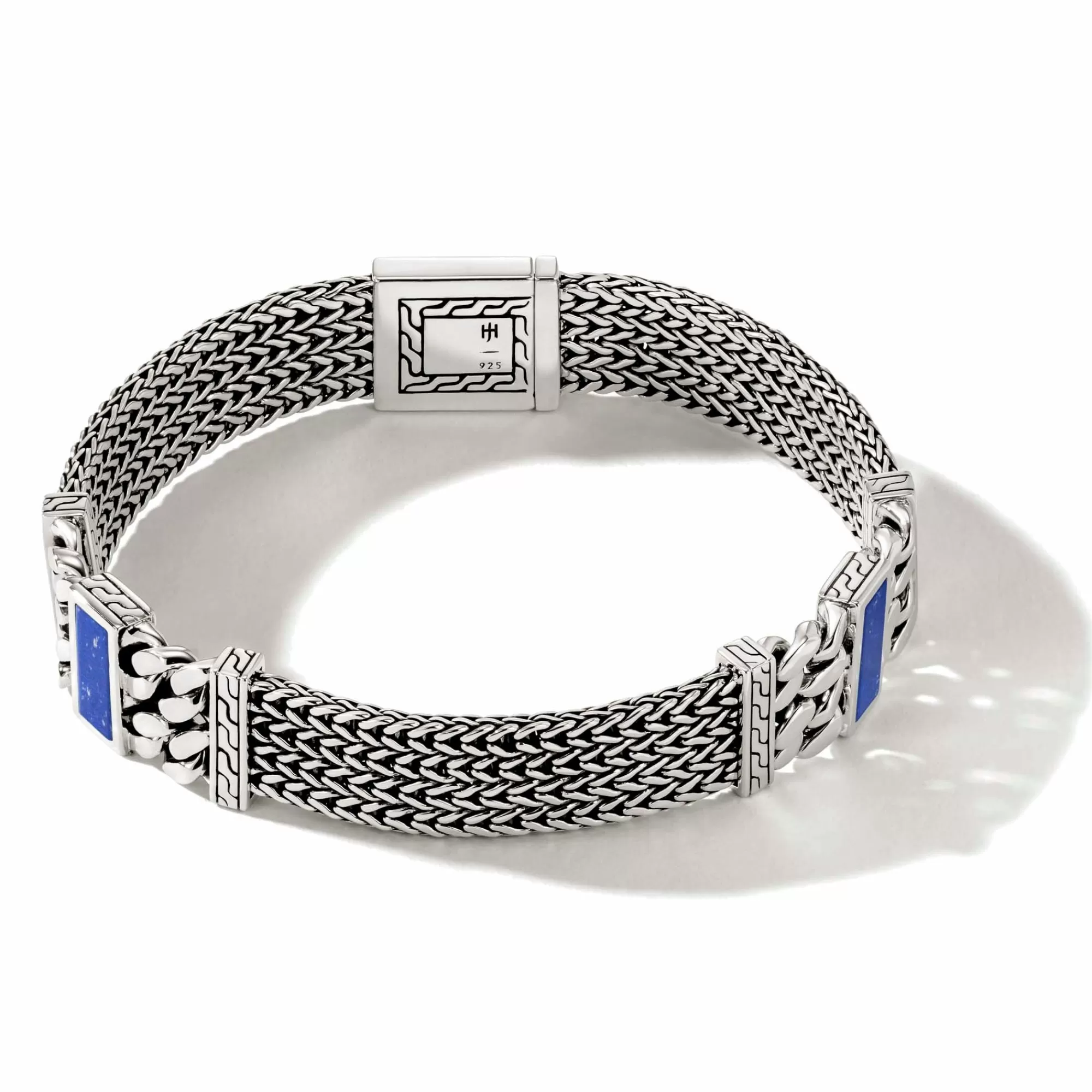 Chains^John Hardy Rata Chain Inlay Bracelet, Silver, Gemstone