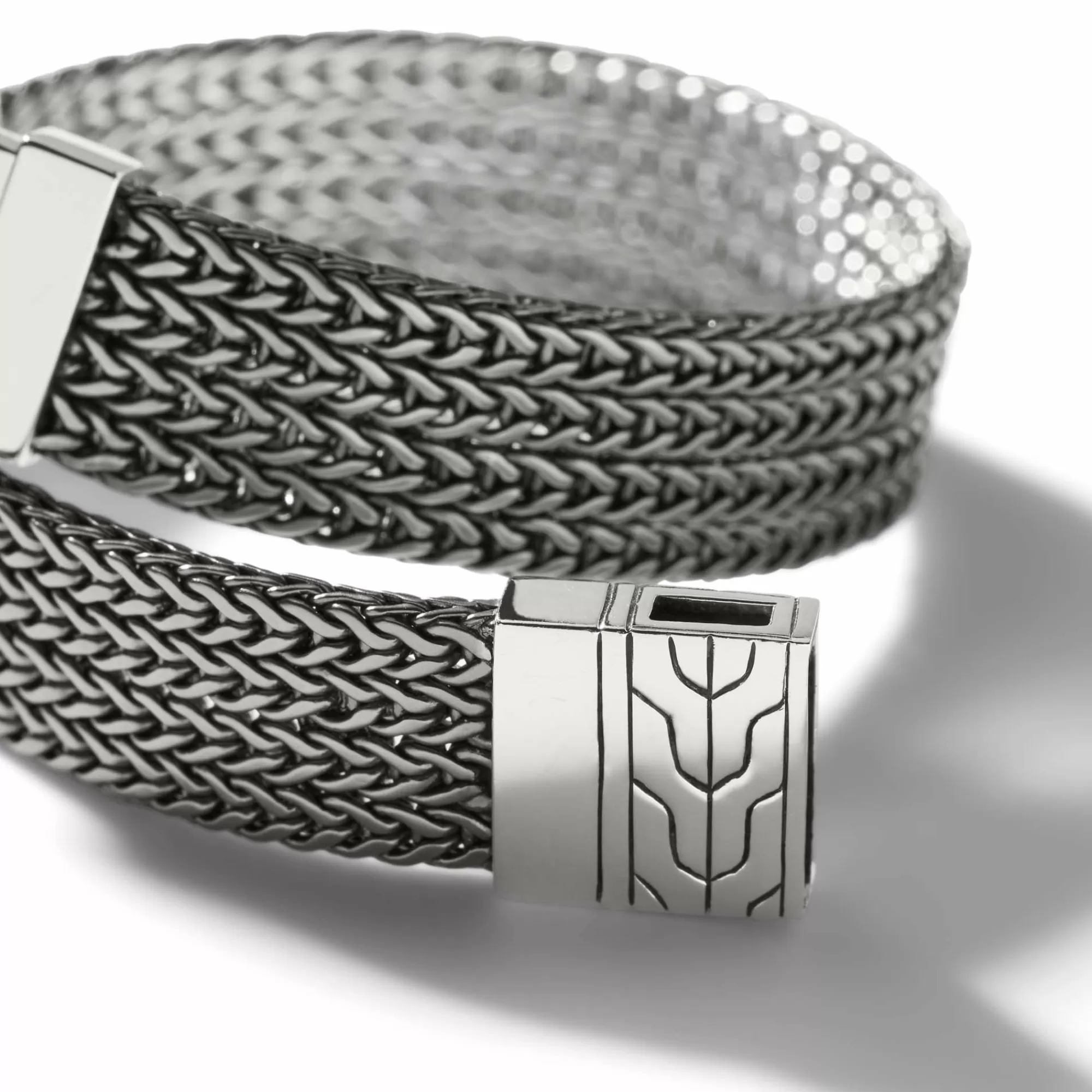 Chains^John Hardy Rata Chain Reversible Bracelet, Dark Silver