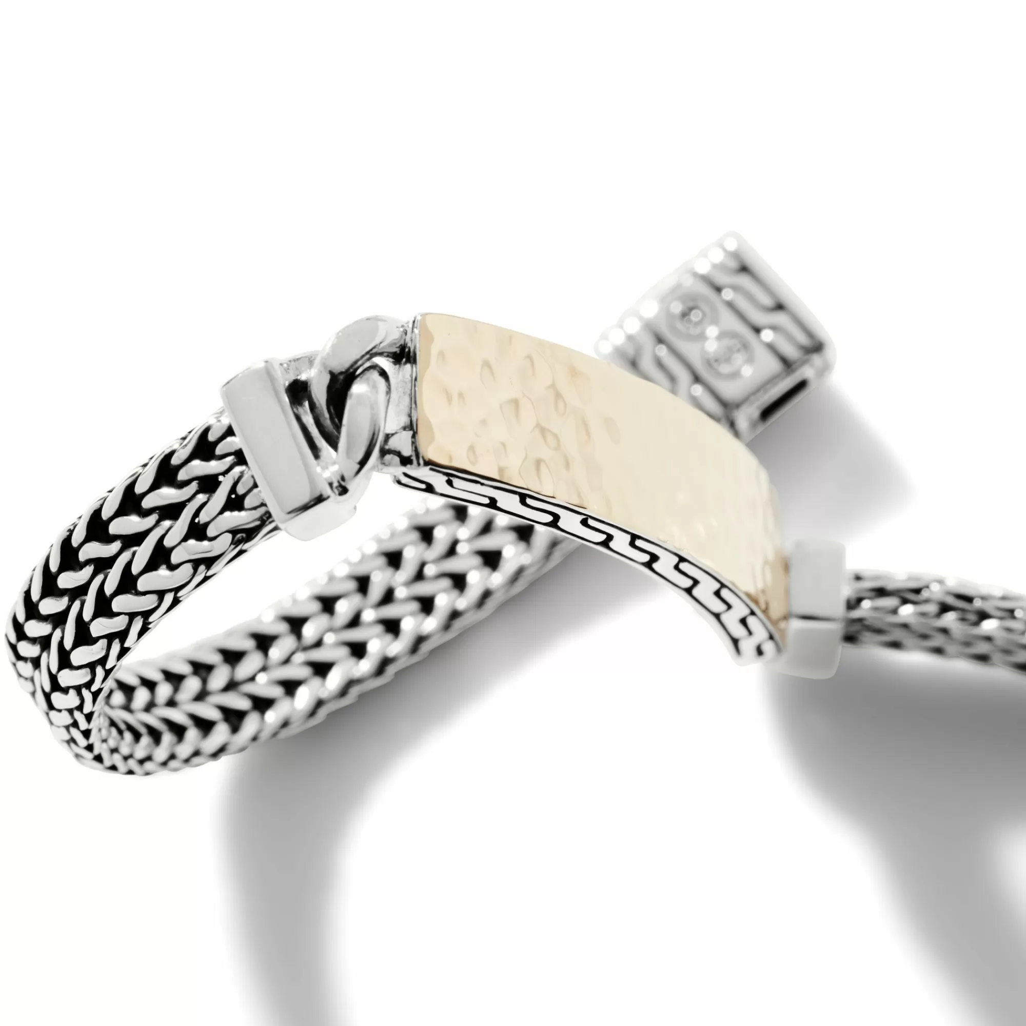 Chains^John Hardy Rata Palu Bracelet, Sterling Silver, Gold