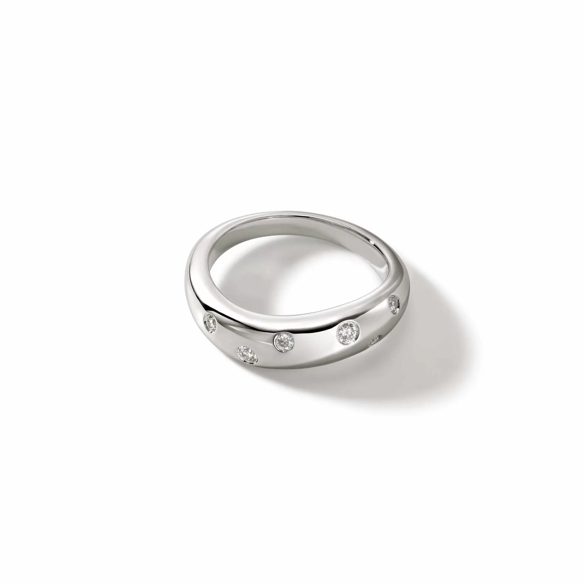 Bands^John Hardy Surf Ring, Silver, Diamonds