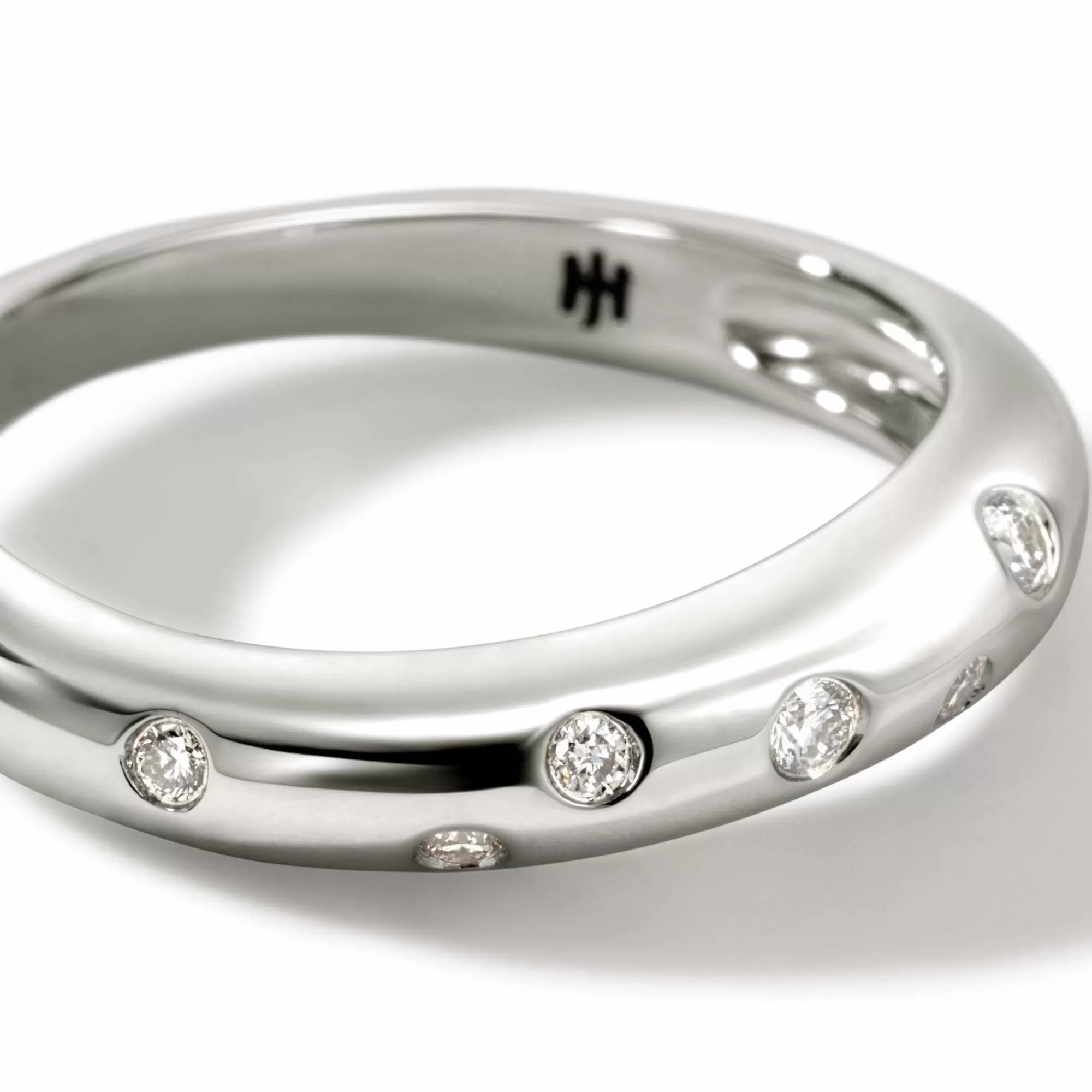 Bands^John Hardy Surf Ring, Sterling Silver, Diamonds, Slim
