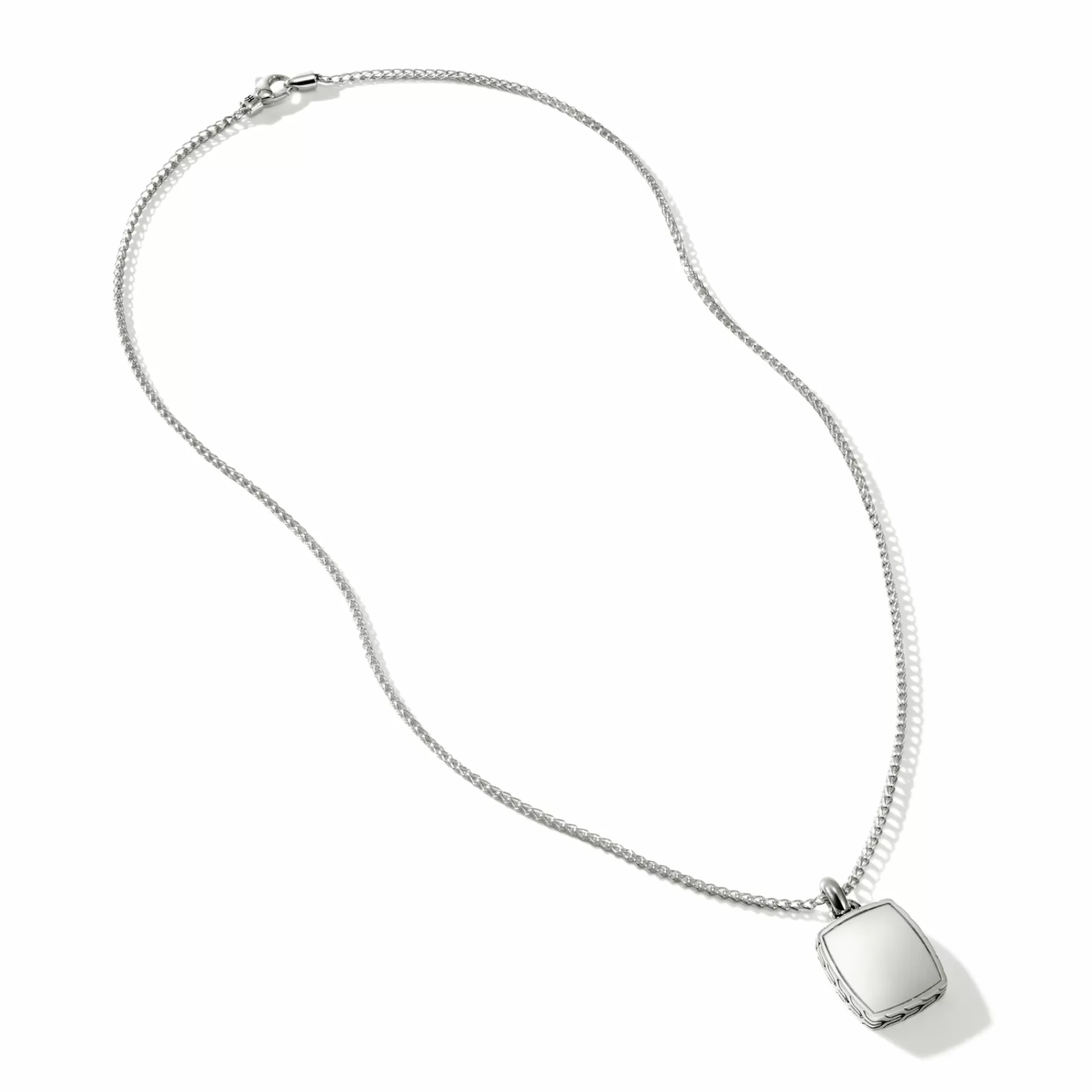 Tags & Pendants^John Hardy Tag Pendant Necklace, Sterling Silver, 1.7Mm