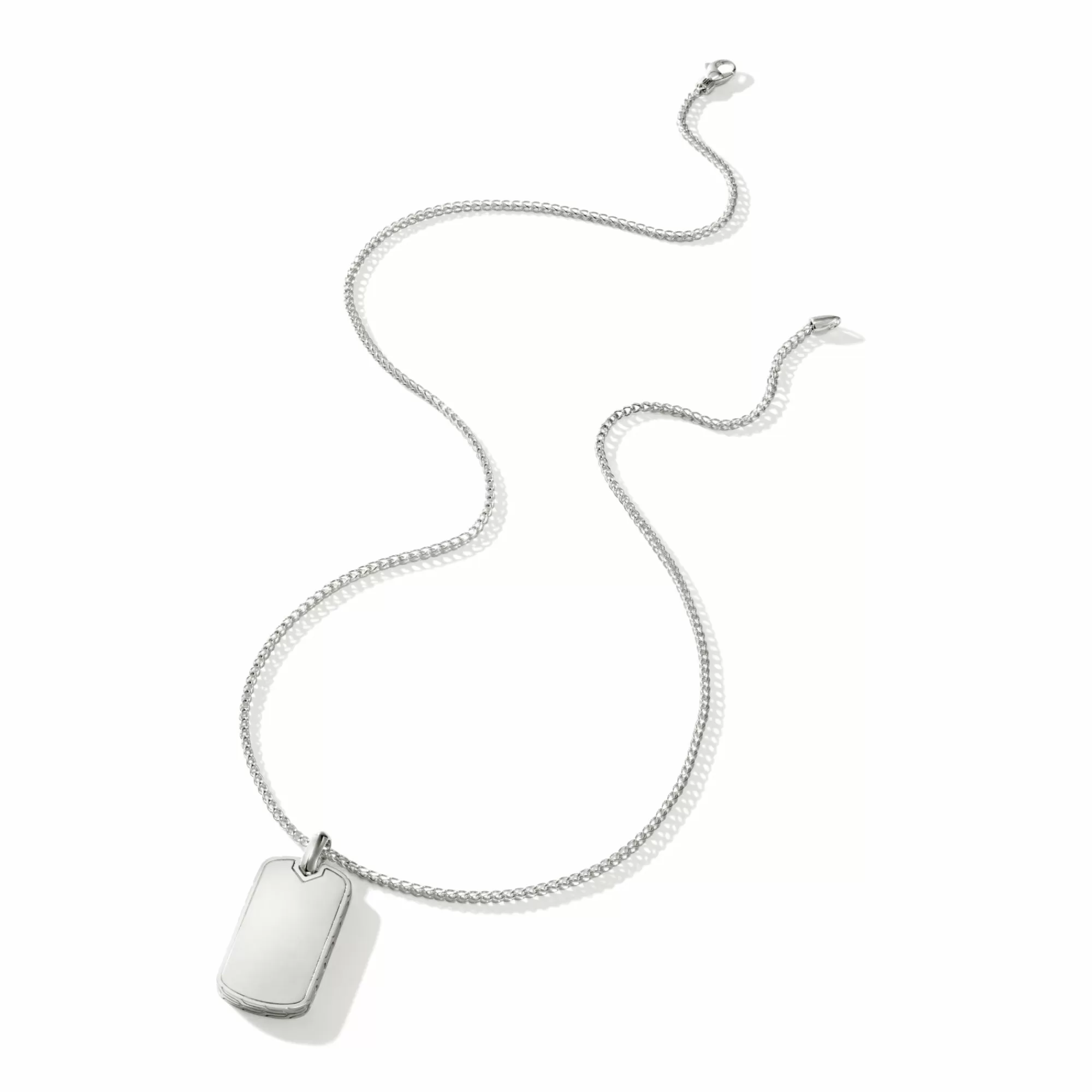 Tags & Pendants^John Hardy Tag Pendant Necklace, Sterling Silver, 2Mm
