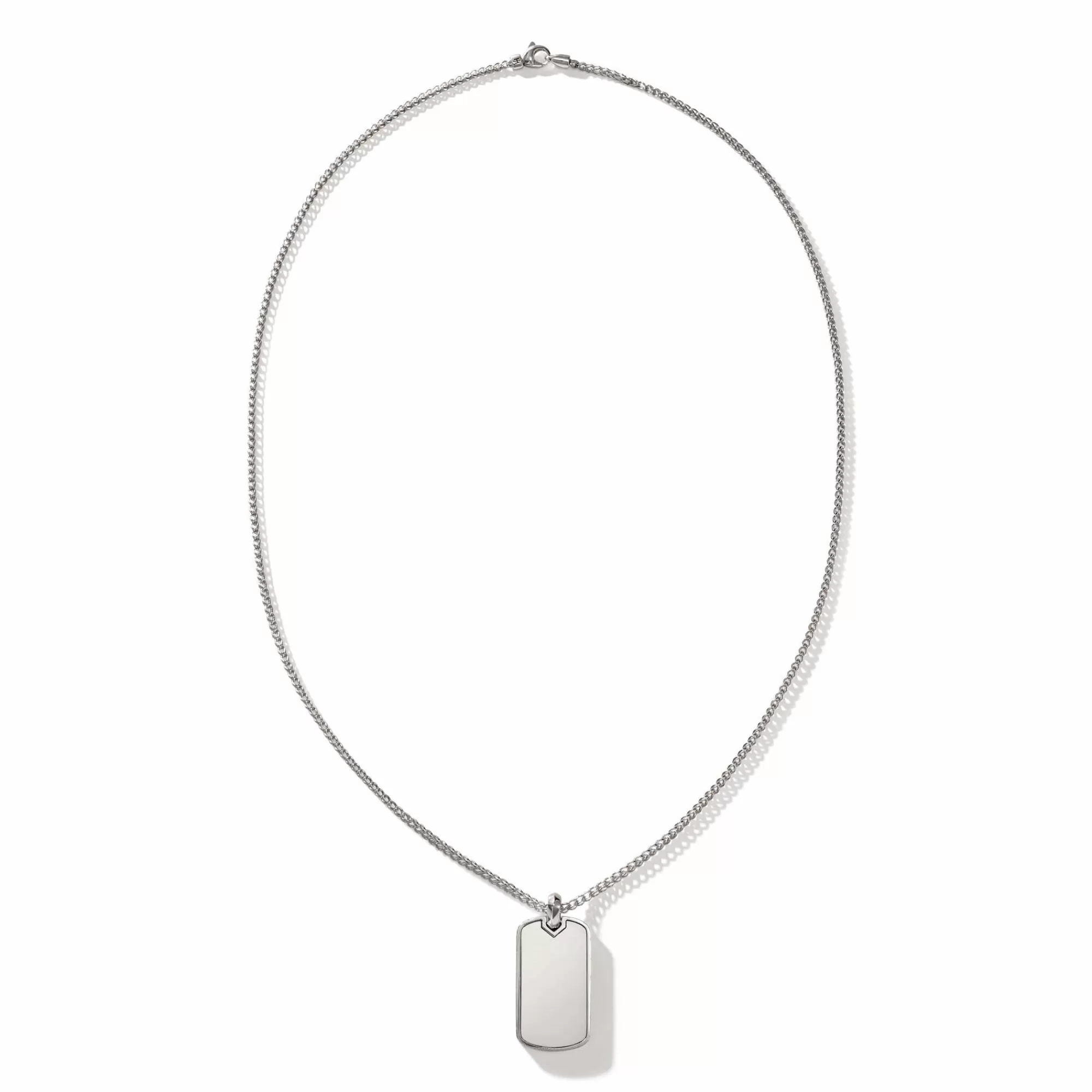 Tags & Pendants^John Hardy Tag Pendant Necklace, Sterling Silver, 2Mm