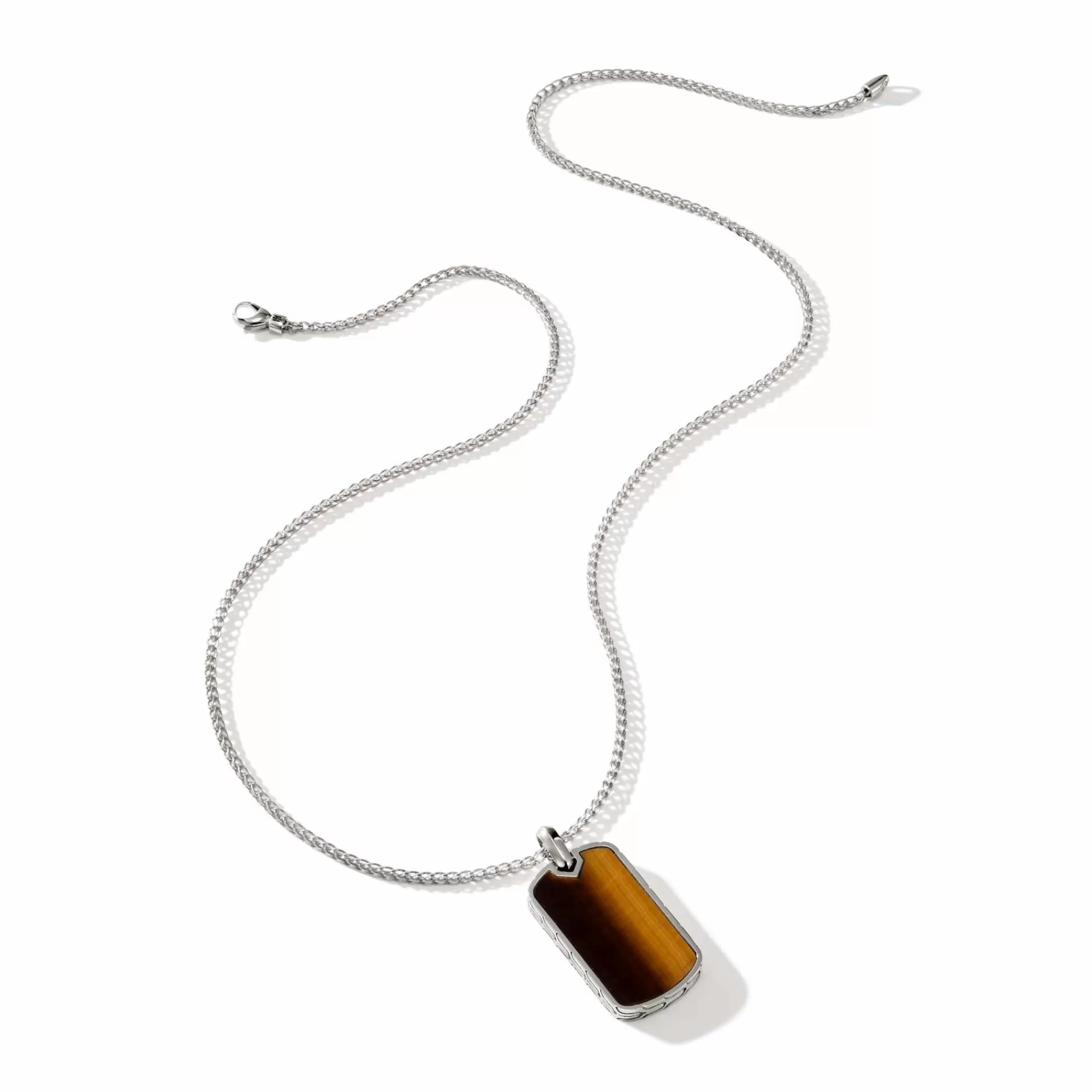 Tags & Pendants^John Hardy Tag Pendant Necklace, Sterling Silver, Gemstone