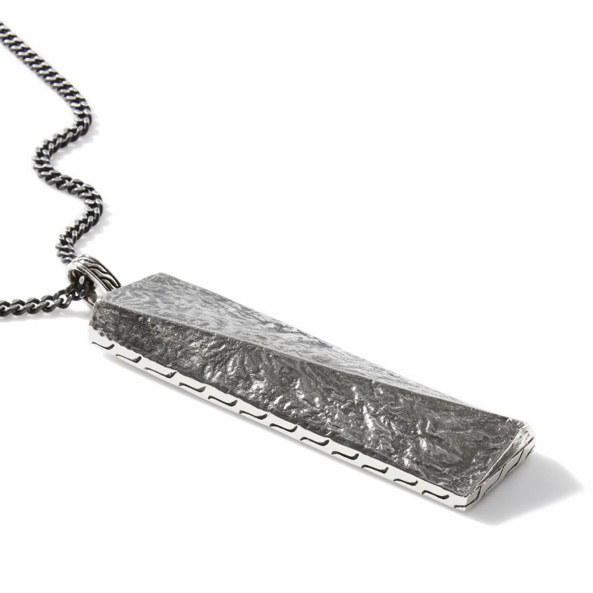 Tags & Pendants^John Hardy Texture Pendant Necklace, Sterling Silver